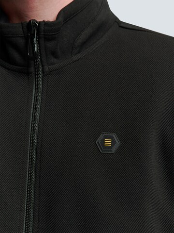 No Excess Zip-Up Hoodie in Black