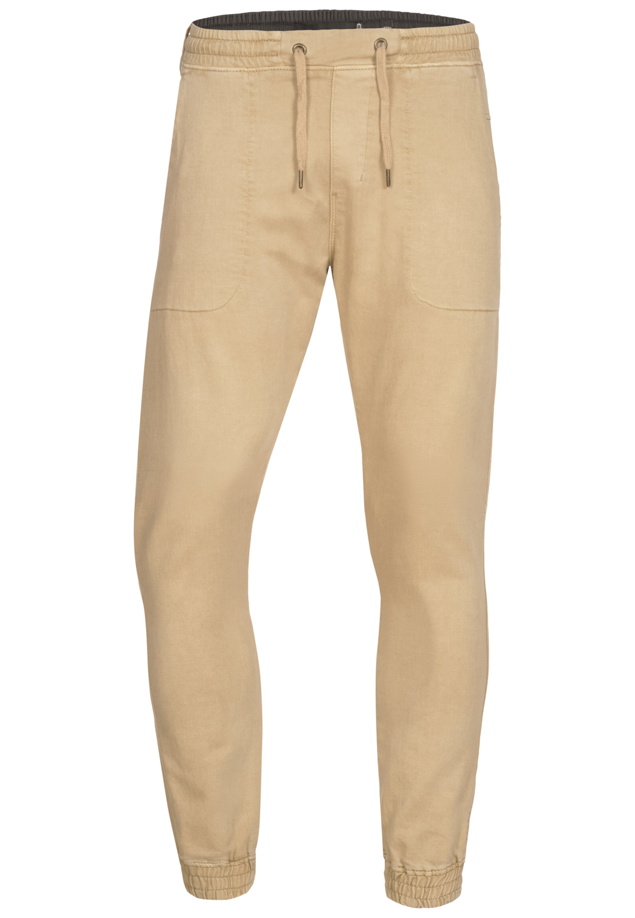 INDICODE JEANS Cargobroek in Beige: voorkant