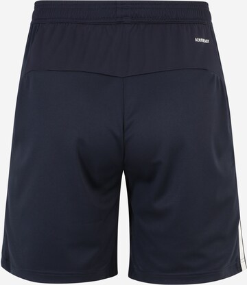 ADIDAS SPORTSWEAR Regular Sportshorts 'Primeblue Designed To Move 3-Stripes' in Blau