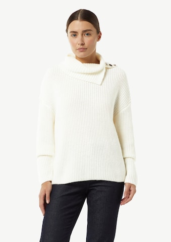 COMMA Pullover in Weiß: Vorderseite