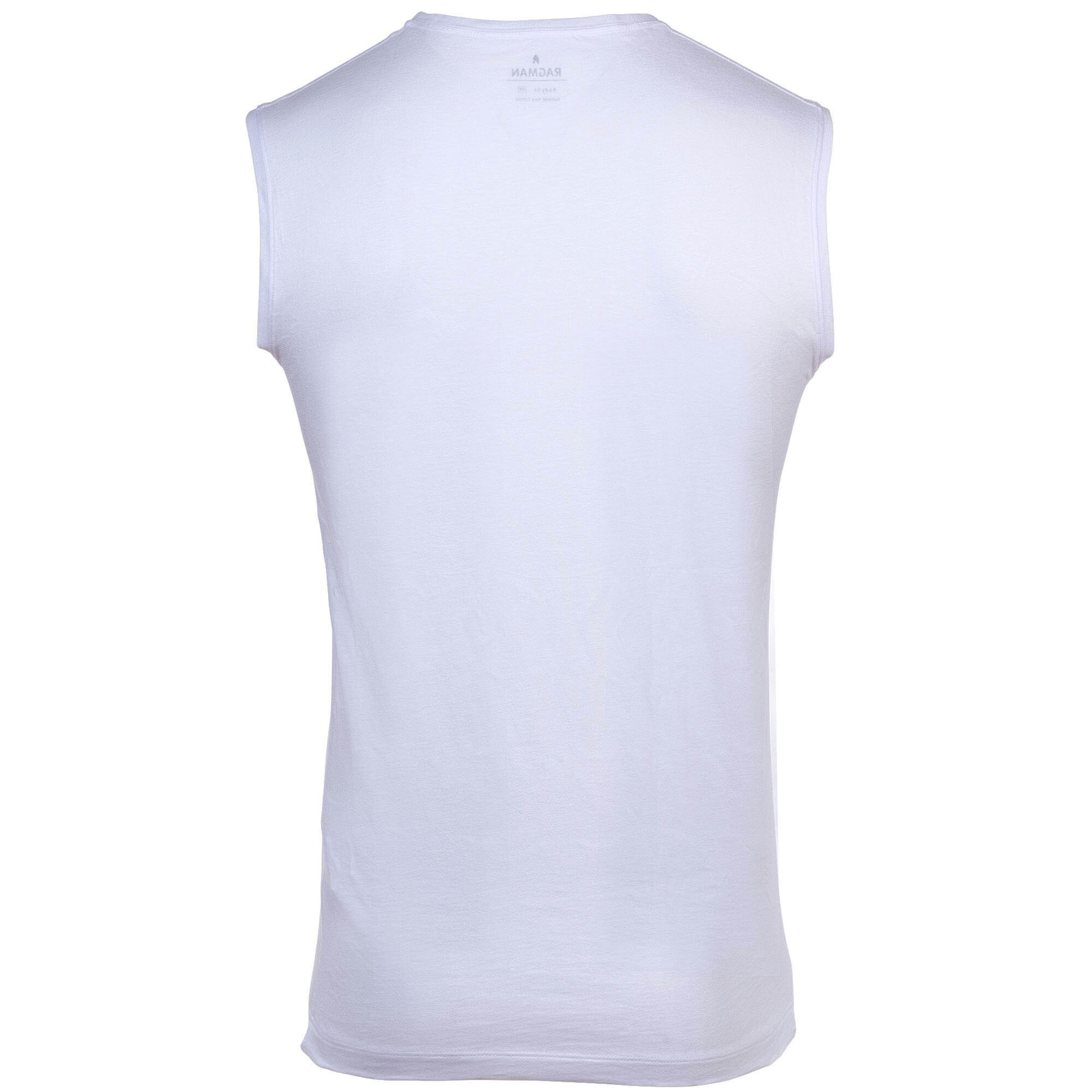 Ragman Onderhemd in Wit