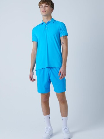 T-Shirt fonctionnel 'Polo' SPORTKIND en bleu : devant