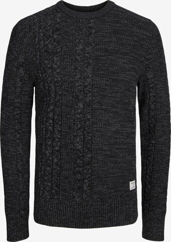 JACK & JONES Gebreid vest in Grijs: voorkant