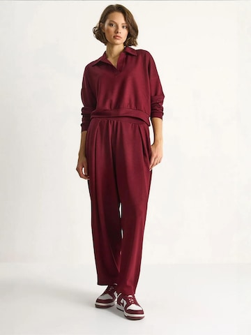 Bianco Lucci - Fato de jogging em vermelho: frente