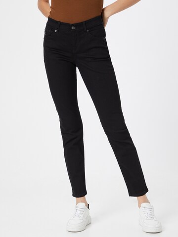 MAC Slimfit Jeans in Schwarz: predná strana