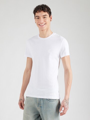 Tricou de la Just Cavalli pe alb: față