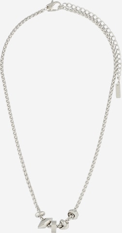 DIESEL Łańcuszek 'Na' w kolorze srebrny: przód