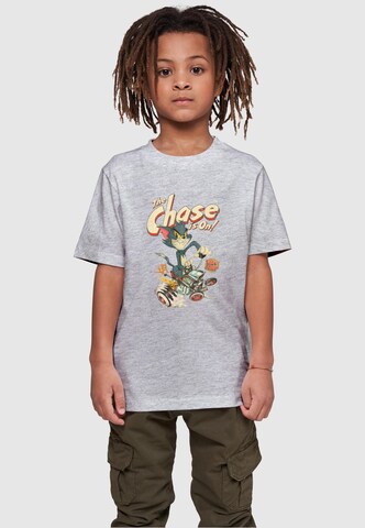ABSOLUTE CULT T-Shirt 'Tom And Jerry - The Chase Is On' in Grau: predná strana