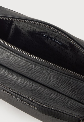ARMANI EXCHANGE Toaletní taška – černá: vrchní strana