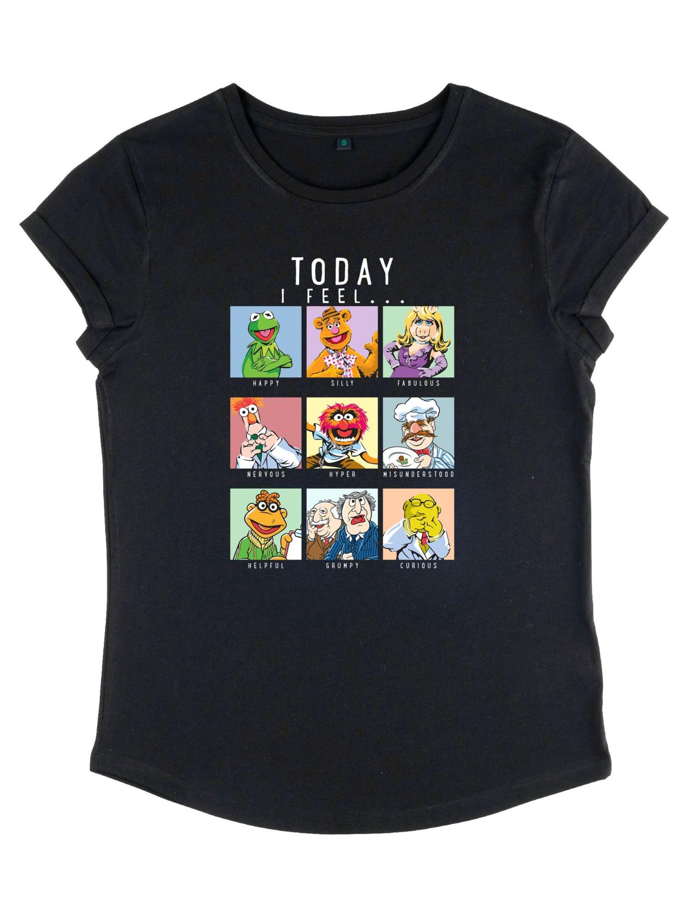 DISNEY Shirt‌‌‌‌‌‌‌‌ in Schwarz: Vorderseite