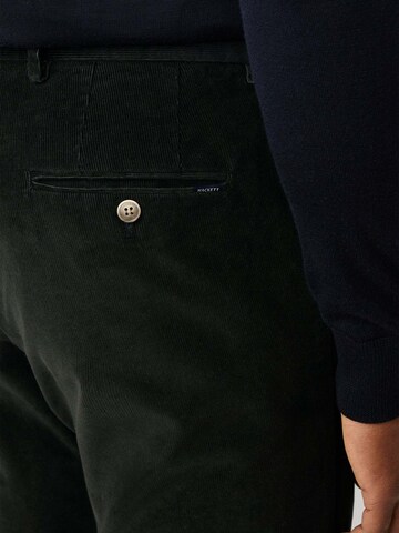 Coupe slim Pantalon chino 'Kensington' Hackett London en vert