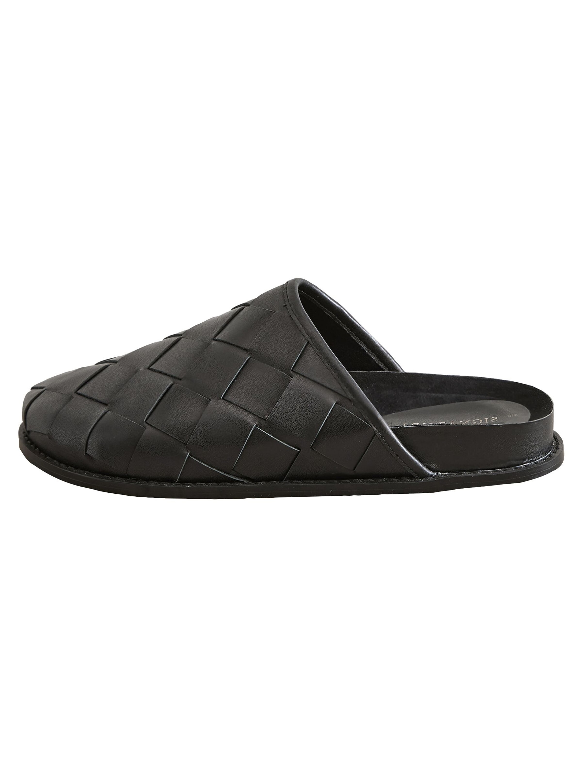 Next - Sapato aberto em preto: frente