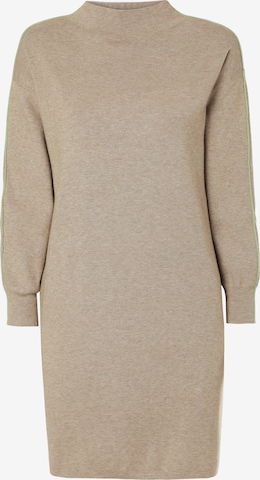 smėlio TATUUM Megzta suknelė 'CORA': priekis
