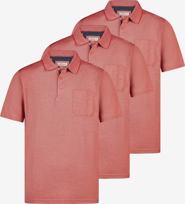 redmond Shirt 'Basic' in Rot: Vorderseite