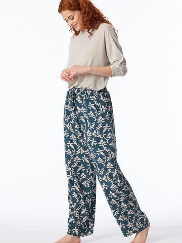 SCHIESSER Pajama Pants ' Mix + Relax ' in Blue