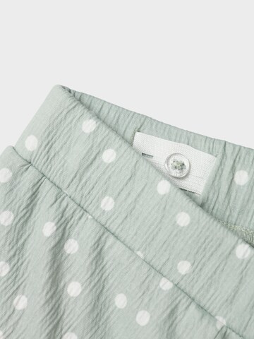 NAME IT Wide leg Byxa 'NMFJudy' i grön