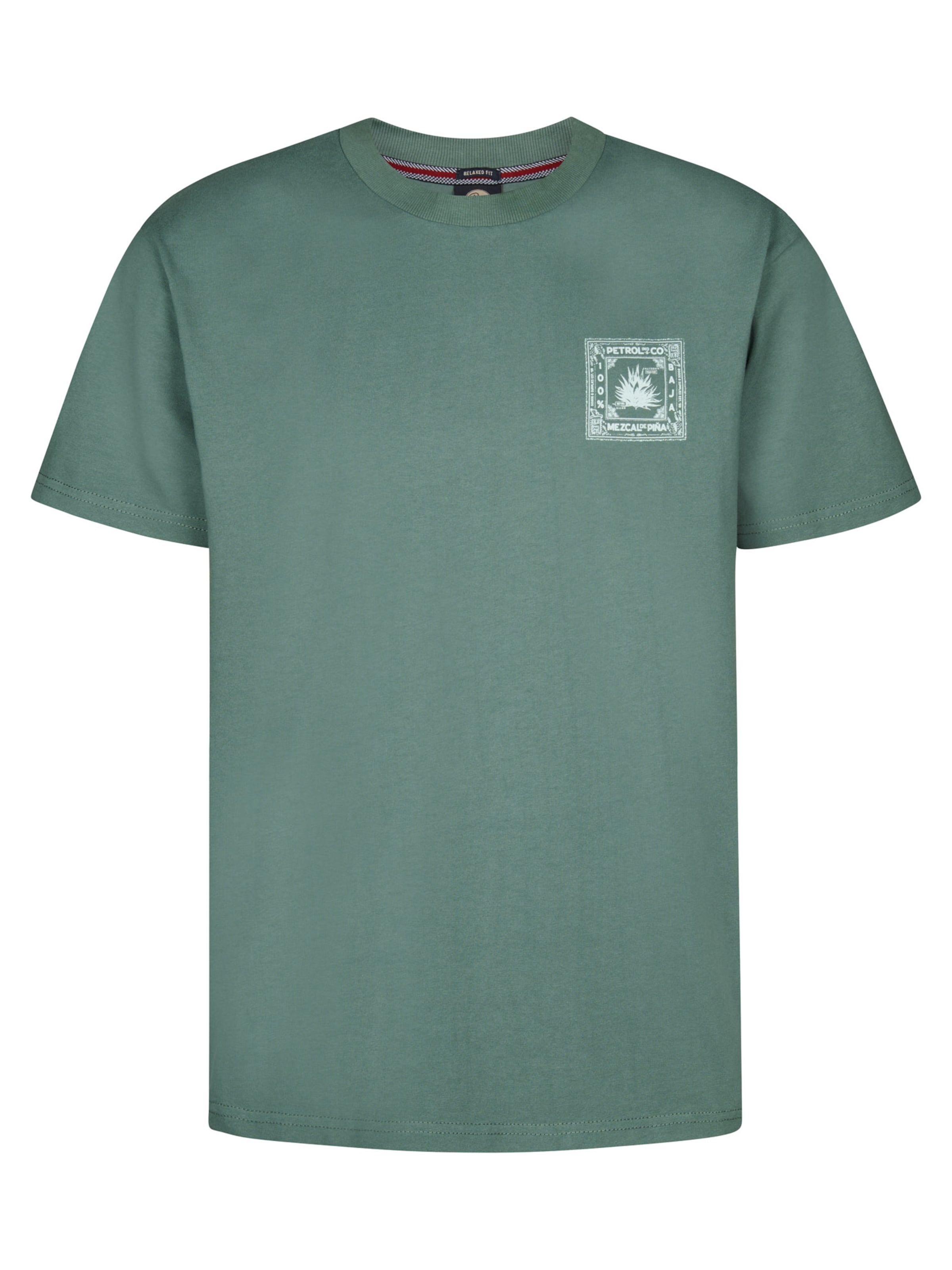 Petrol Industries T-Shirt 'Calor' en vert / menthe, Vue avec produit