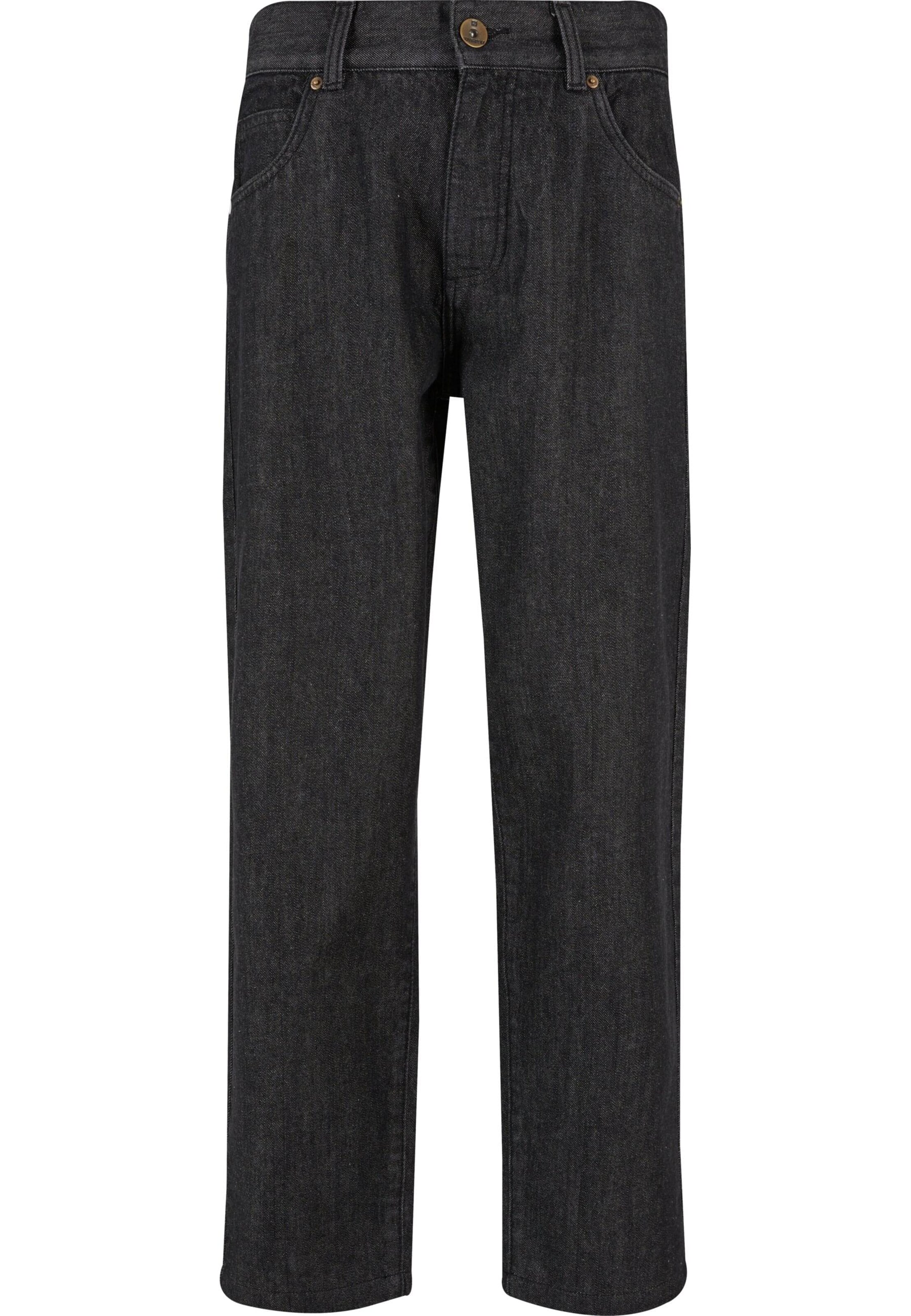 melns SOUTHPOLE Vaļīgs piegriezums Džinsi: no priekšpuses