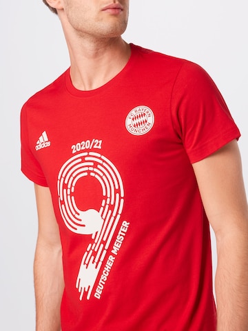 T-Shirt fonctionnel 'Meister' ADIDAS SPORTSWEAR en rouge