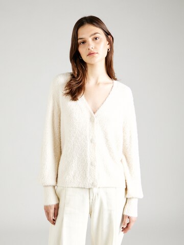 VILA Knit cardigan in Beige: front