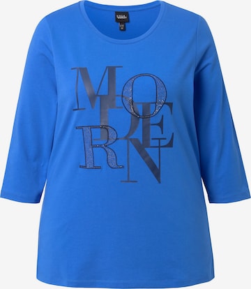 Ulla Popken Shirt in Blauw: voorkant