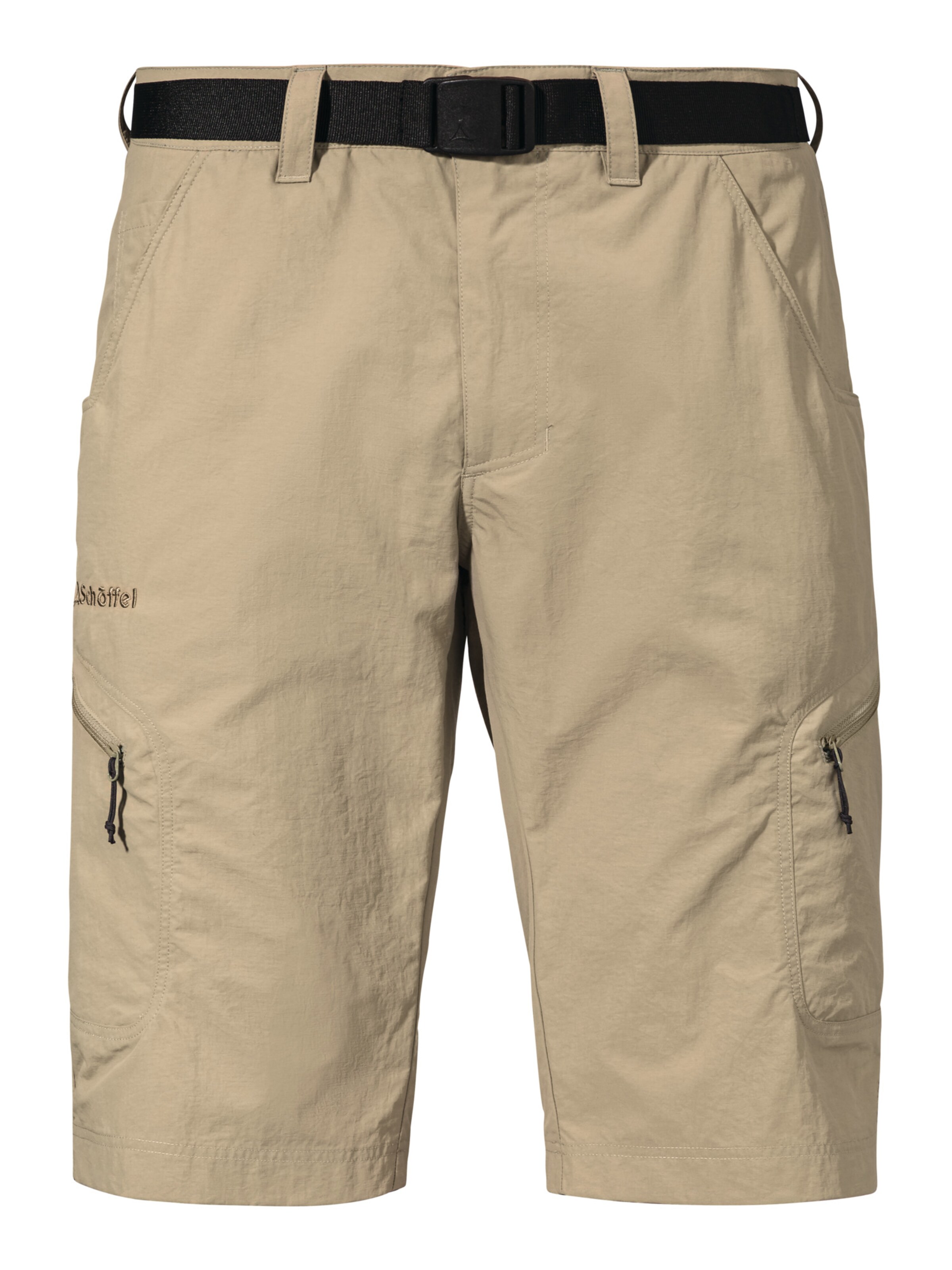 Schöffel Loosefit Outdoorshorts 'Silvaplana2' in Beige: Vorderseite