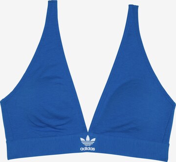 Soutien-gorge ' Unlined ' ADIDAS ORIGINALS en bleu : devant