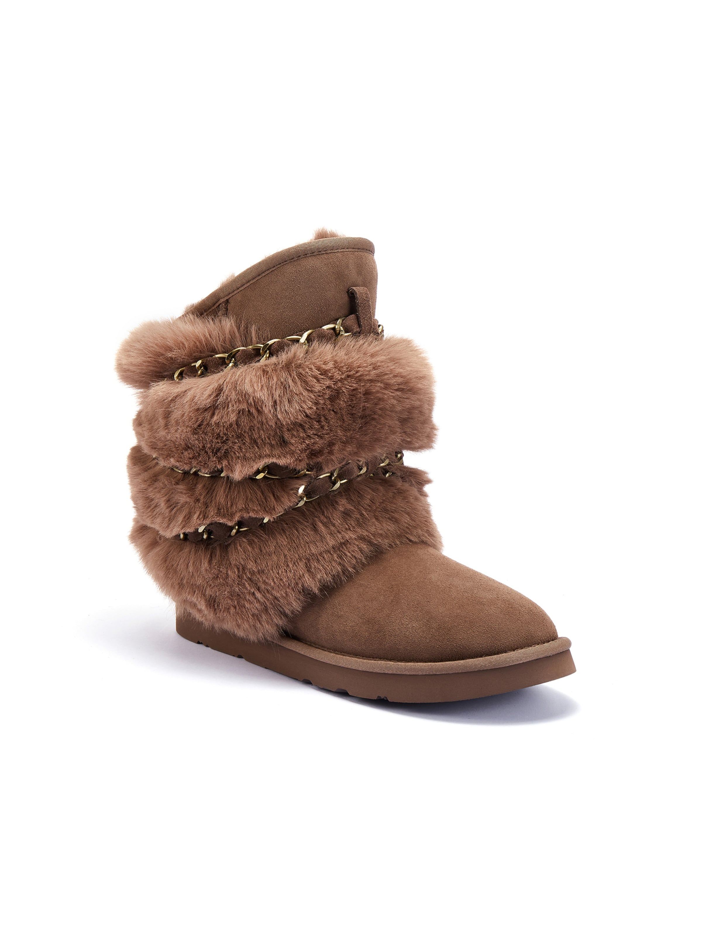 Bottines 'ATILLA' Australia Luxe Collective en marron : devant