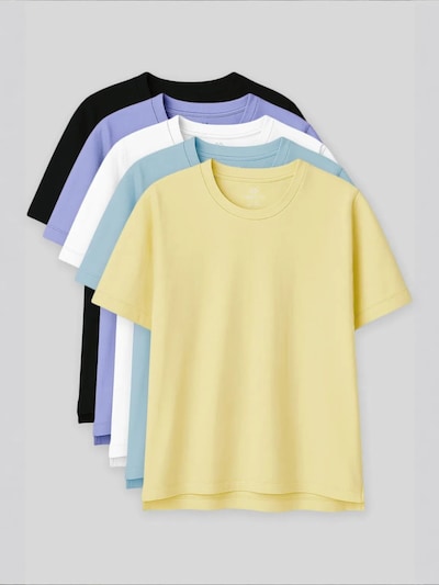 Tommy Life T-shirt 'T-Shirts' en S en jaune citron, Vue avec produit