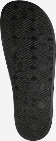 Flip-flops de la EA7 Emporio Armani pe negru