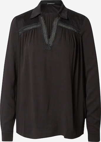 Camicia da donna 'LAILA' di GUESS in nero: frontale