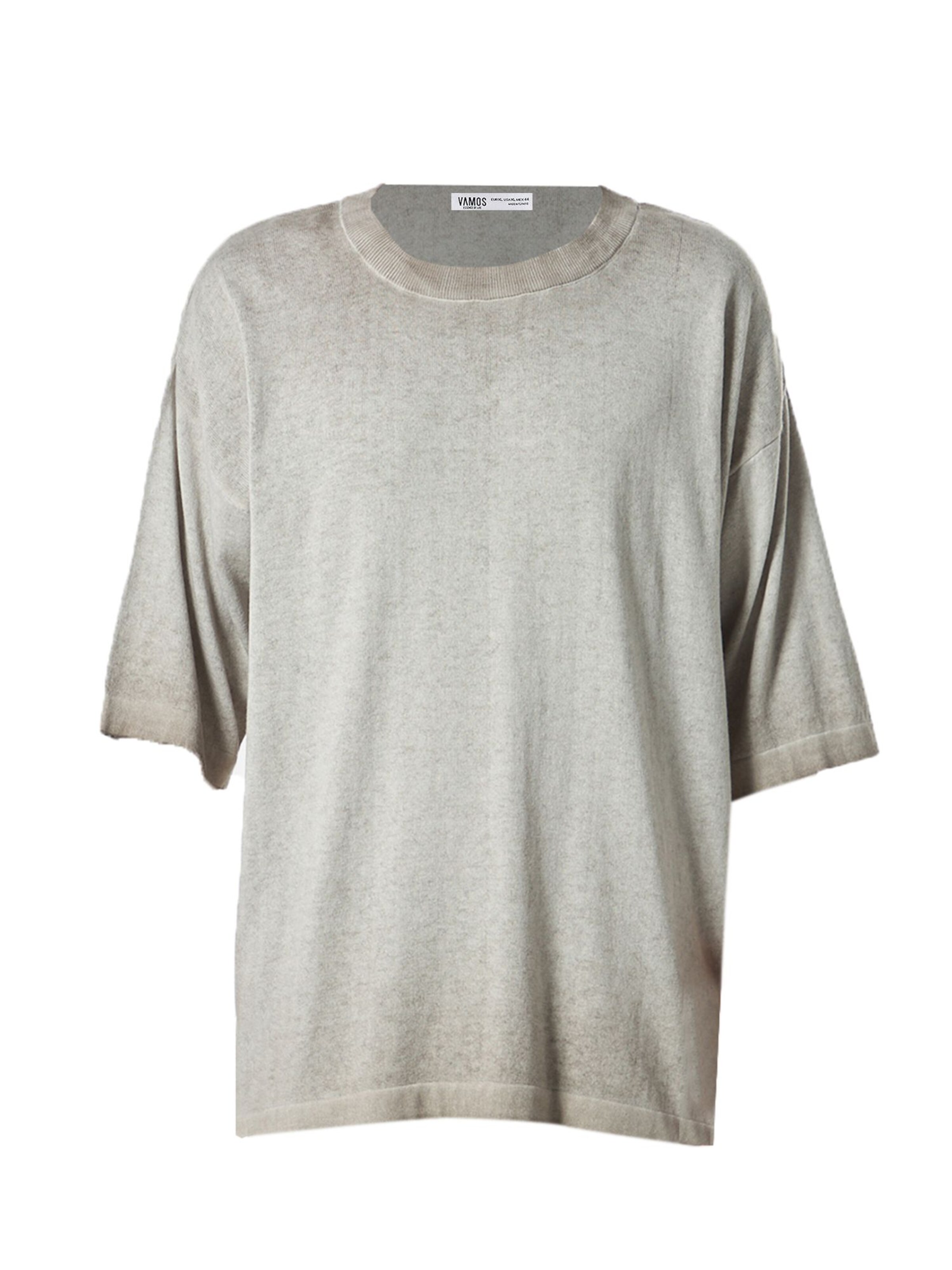 VAMOS CLO Μπλουζάκι σε γκρι: μπροστά