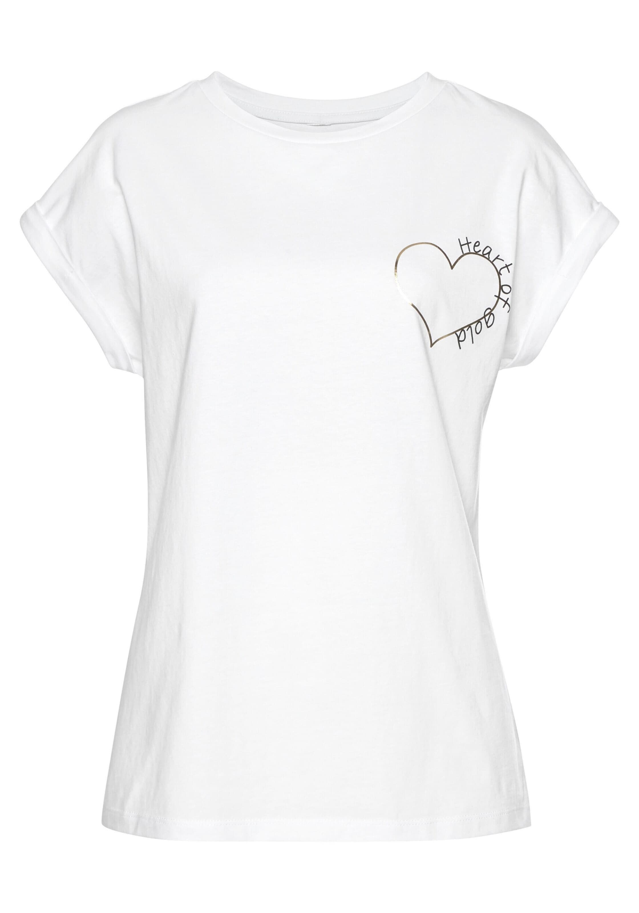 LASCANA Shirt in XS-S in Black / White, Item view