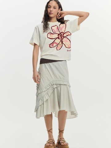 Desigual Shirt 'Floral' in Wit