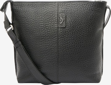 Borsa a tracolla 'Hirsch Bianca' di VOi in nero: frontale