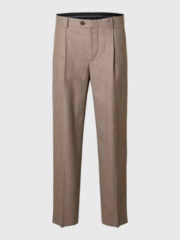 SELECTED Regular Trousers in Brown