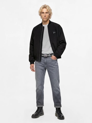 KARL LAGERFELD JEANS Regular Jeans in Grau: Vorderseite