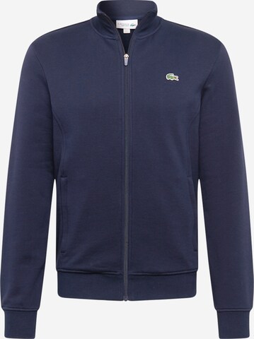 LACOSTE Sweatvest in Blauw: voorkant