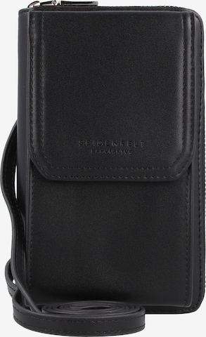 Seidenfelt Manufaktur Smartphone Case 'Sanna' in Black: front