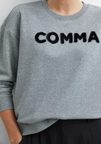COMMA Sweatshirt in Grijs: voorkant