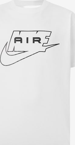 Nike Sportswear Тениска 'AIR' в бяло: отпред