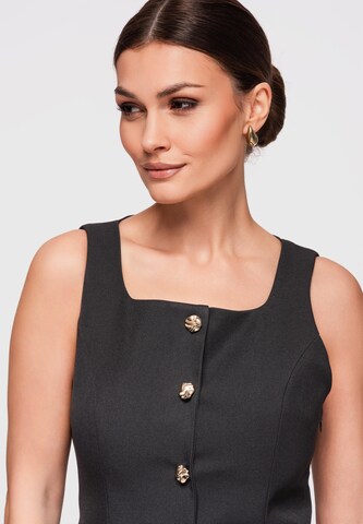 Robe fourreau Ombre en noir