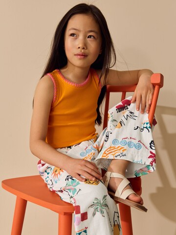 Wide leg Pantaloni di Next in bianco