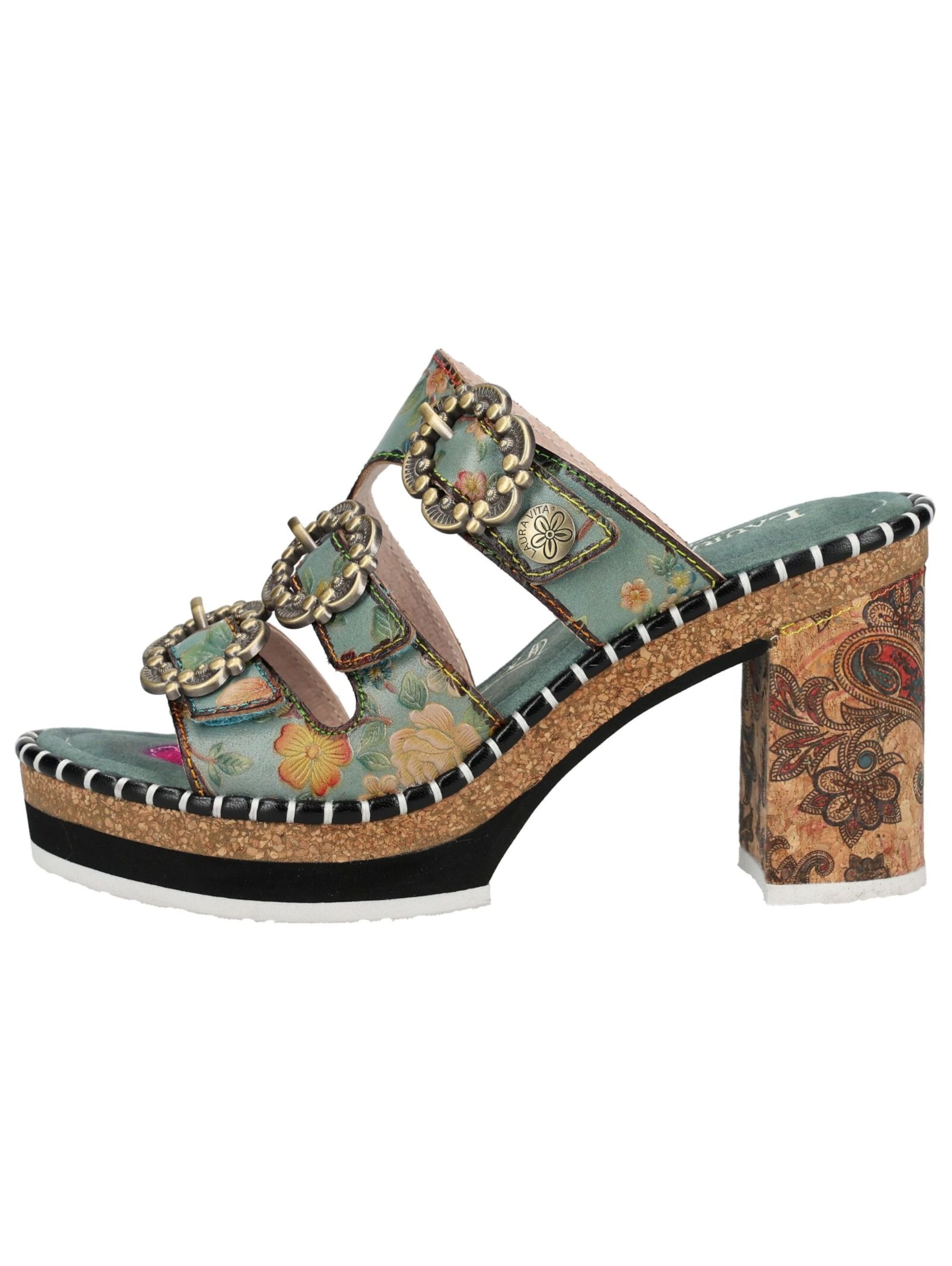 Laura Vita Pantolette in Grau