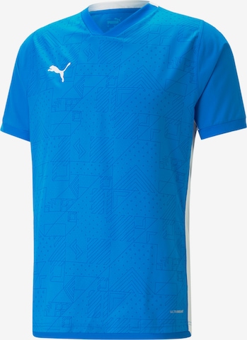 T-Shirt fonctionnel PUMA en bleu : devant