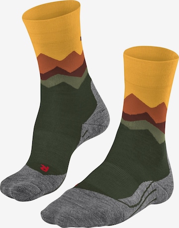 FALKE Sportsocken 'TK2 Explore' in Grün: Vorderseite