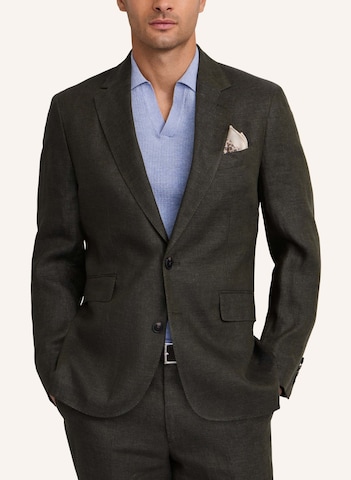 Hackett London Regular fit Suit Jacket 'Delave Hopsack' in Green: front