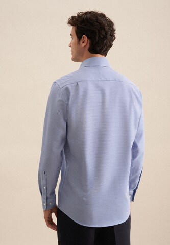 Coupe regular Chemise business 'Smart Classic' SEIDENSTICKER en bleu