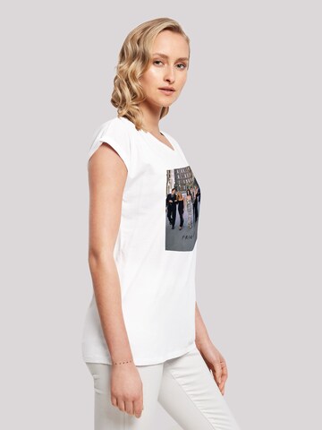 F4NT4STIC Shirt 'Friends Champagne And Flowers' in Wit