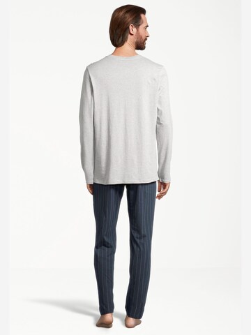 SCHIESSER Pyjama lang 'Night & Home' in Blau